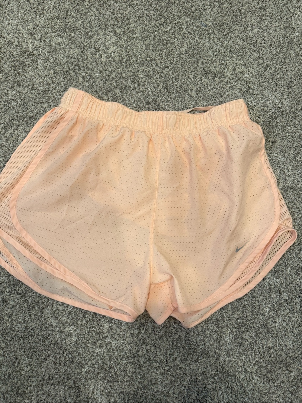 Nike Women's Peach Athletic Running Shorts